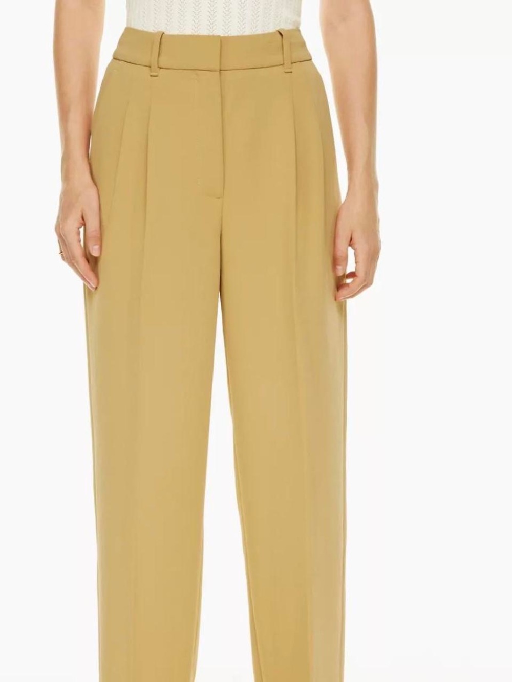 Aritzia The Effortless Pant™ - Crepette™ 00 in Sandy Beige